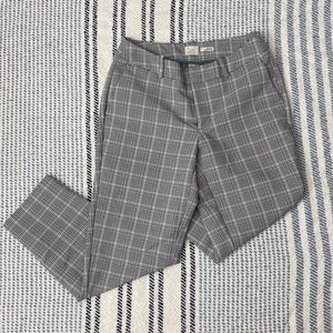 Plaid Cropped Pants